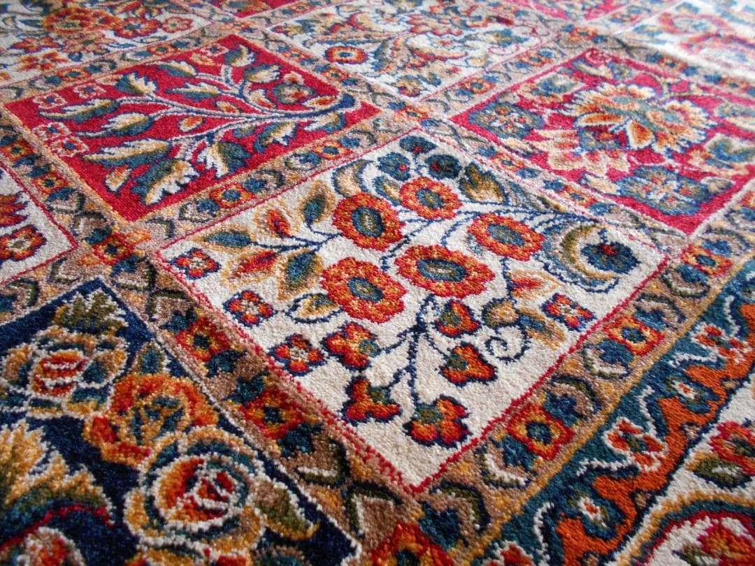 ふっかり！ウィルトン織 民族柄 高密度 ラグ 200×250cm-115001