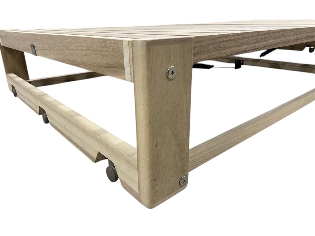 美品　桐の畳めるベッド 桐らくね 桐優 kiyuu 折り畳み式