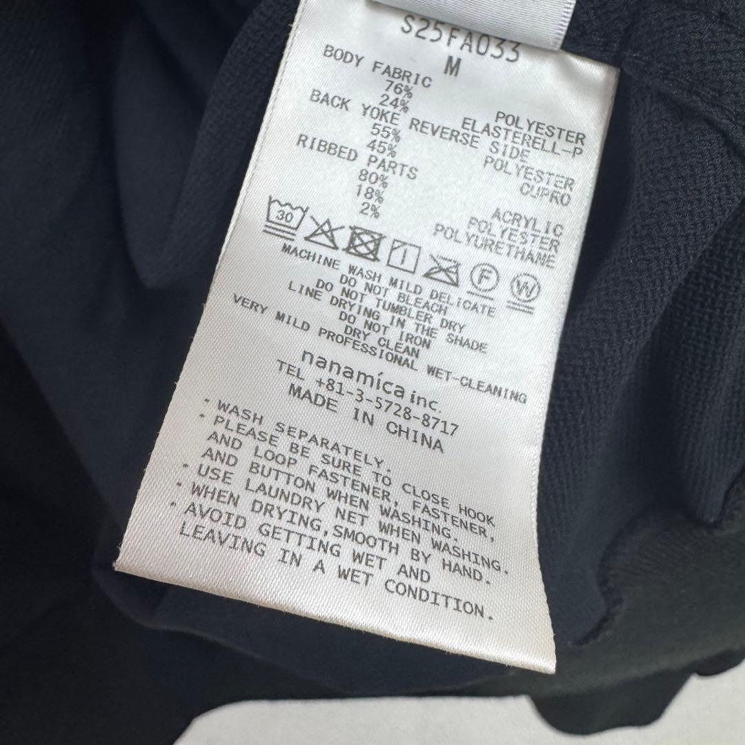 25年 美品 nanamica ALPHADRY S25FA033 ブラック