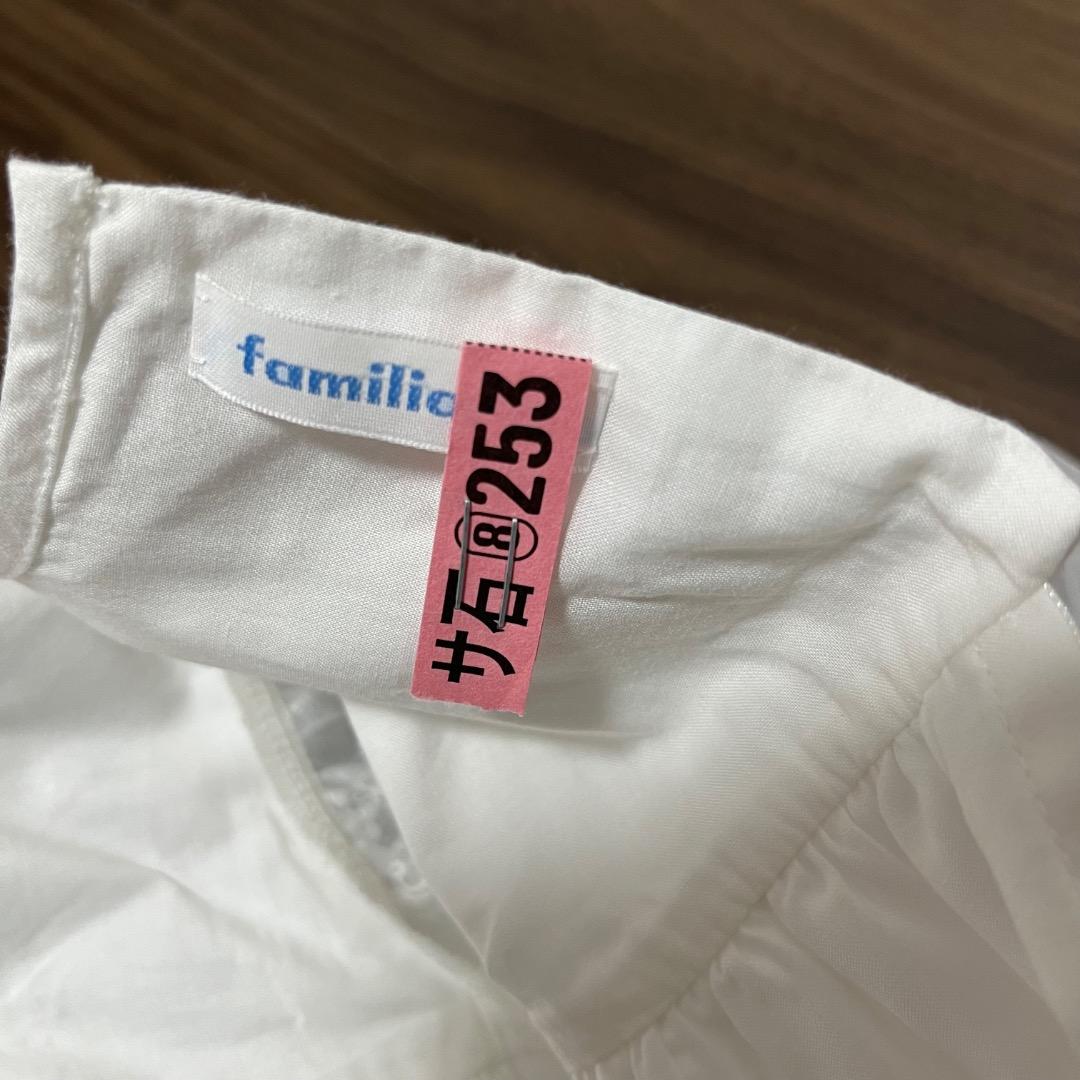 【人気】ファミリア　ベビードレス　セレモニードレス　帽子&2wayオール付き