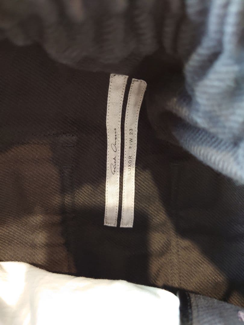 rick owens サルエルパンツ 黒 ゴムウエスト 44