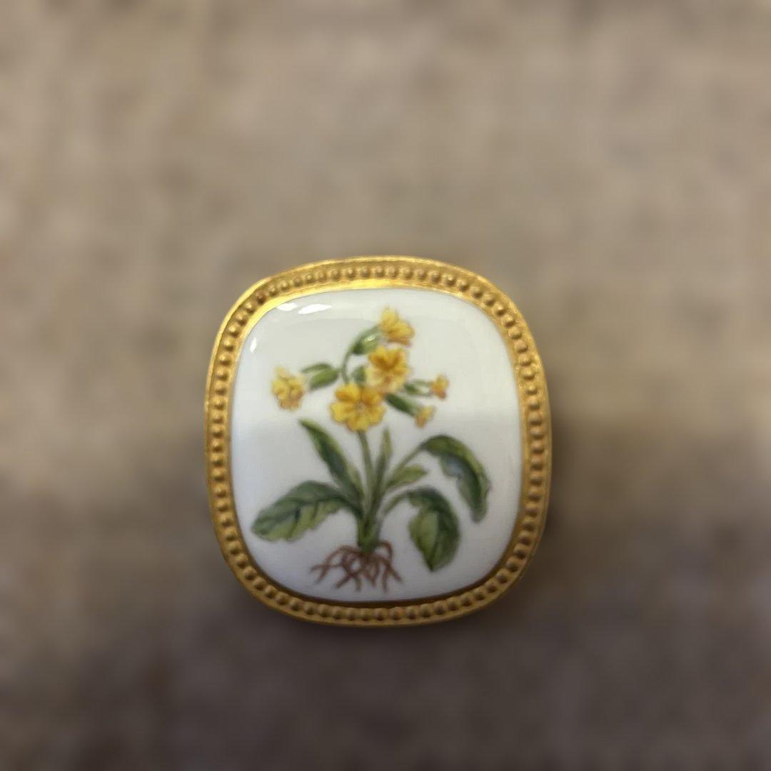 希少◎ ロイヤルコペンハーゲン フローラダニカ ブローチ フラワー 925S