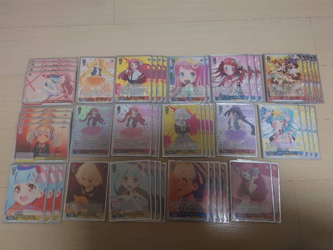 ヴァイスシュヴァルツ　ゾンビランドサガ　炎扉デッキ