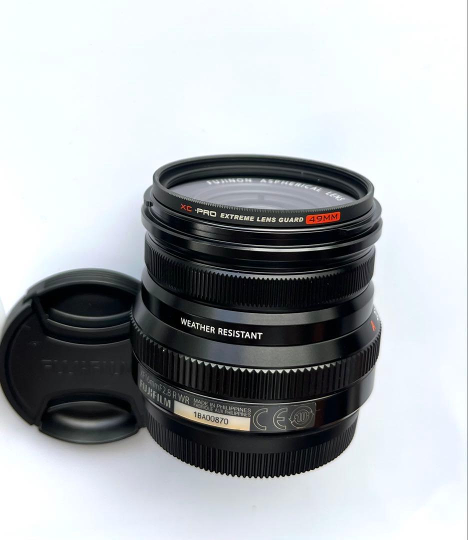Fujinon XF 16mm F2.8 R WR ＋保護フィルター
