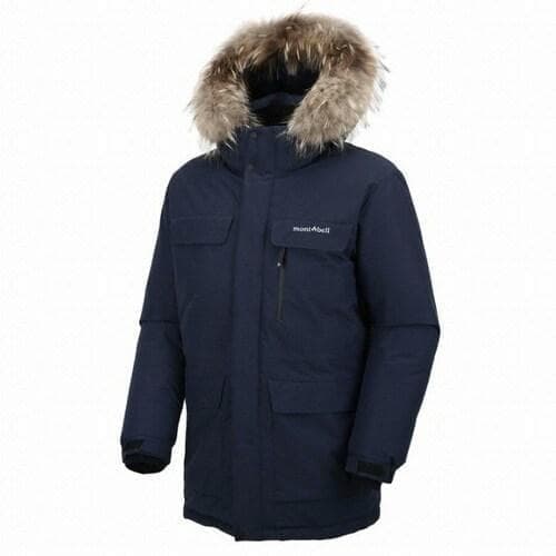 【最終価格】モンベル グースダウン ダウンジャケット メンズ M ネイビー