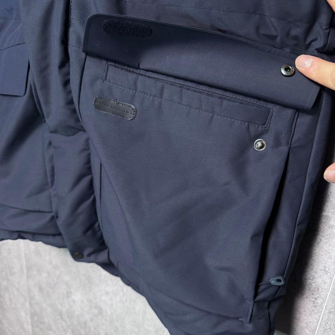 【最終価格】モンベル グースダウン ダウンジャケット メンズ M ネイビー