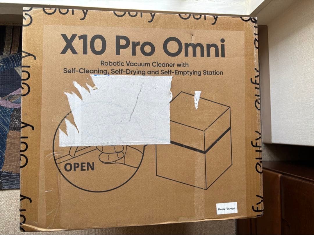 新品Eufy X10 Pro Omni ロボット掃除機 全自動 ゴミ収集 水拭き