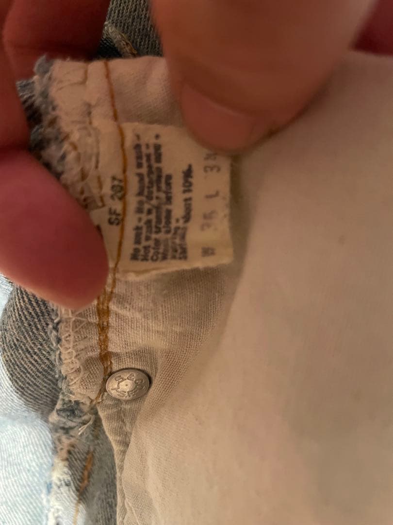 リーバイス　501 80's ヴィンテージリペアデニム