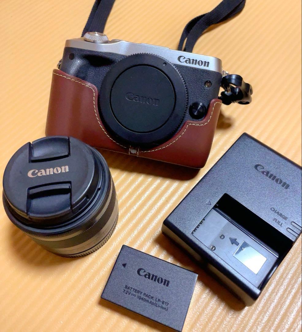 Canon EOS M6 ボディジャケット付き 中古