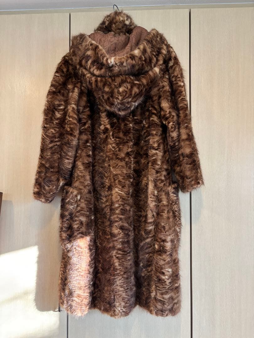 フェンディFENDI フード付き　セーブルファーコート