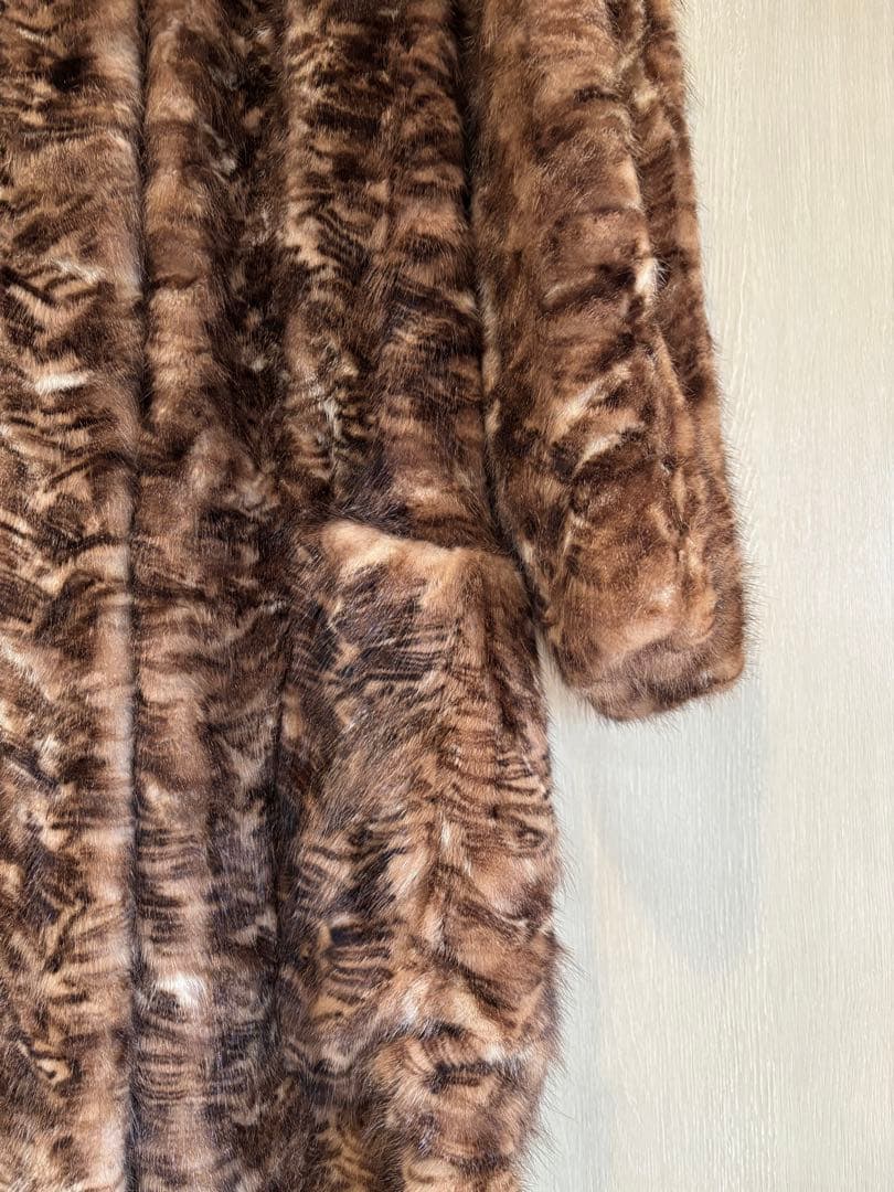 フェンディFENDI フード付き　セーブルファーコート