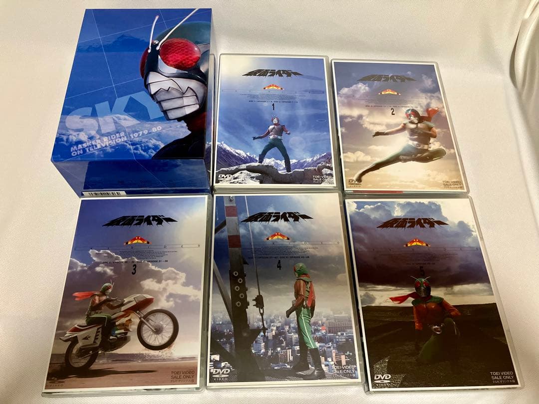 仮面ライダー スカイライダー DVD BOX 全巻　全5巻　仮面ライダー　特撮