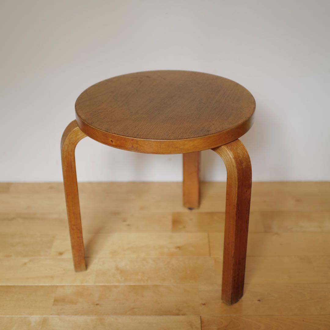 【レア】低座タイプ1940s-50sスツール60 AlvarAaltoビンテージ