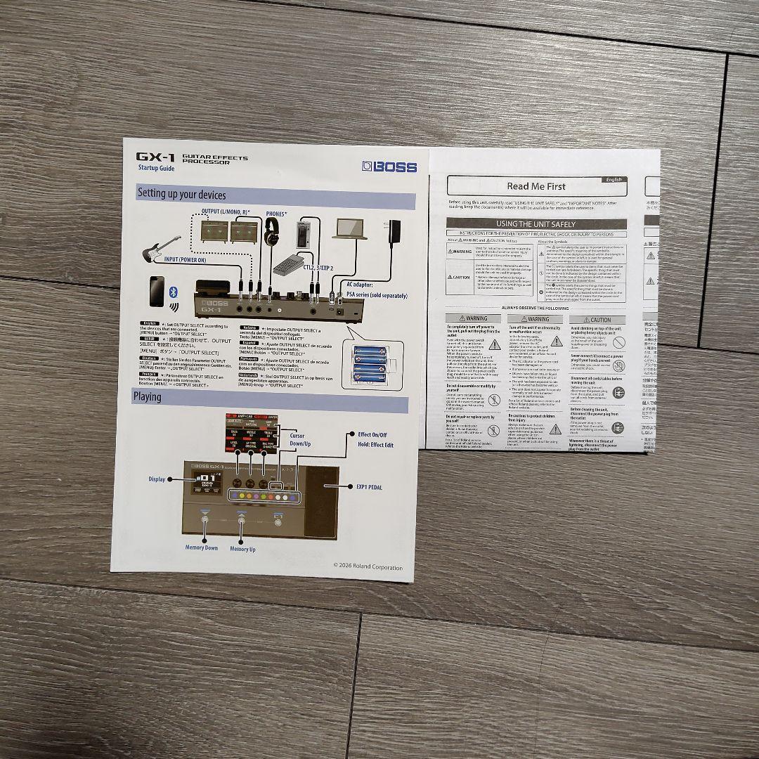 ゆ*う様 GX-1 BOSS マルチエフェクター