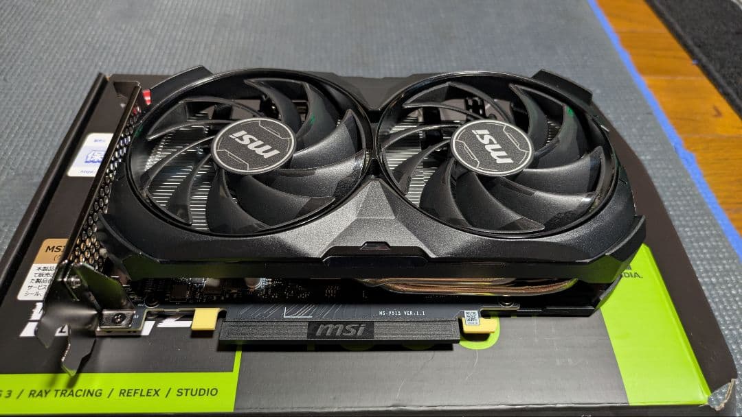 グラフィックボード・グラボ・ビデオカード MSI GeForce RTX 4060 Ti Ventus 2X
