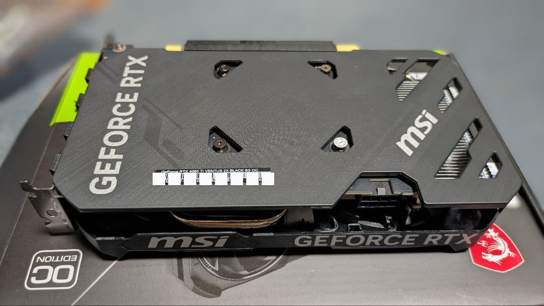 グラフィックボード・グラボ・ビデオカード MSI GeForce RTX 4060 Ti Ventus 2X