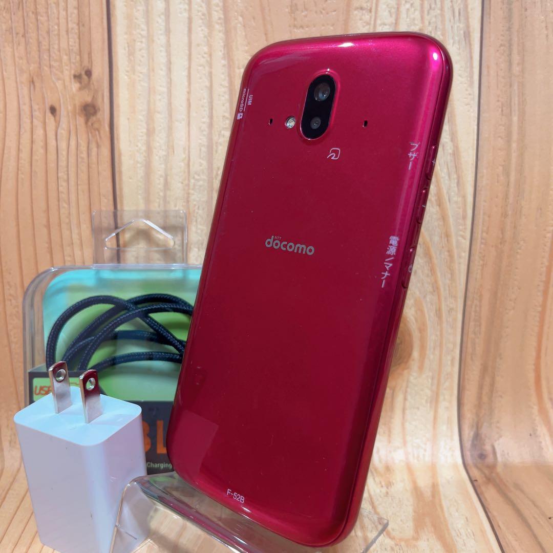 SIMフリー 本体 らくらくスマートフォン 64 GB 413 ピンク 電池良好