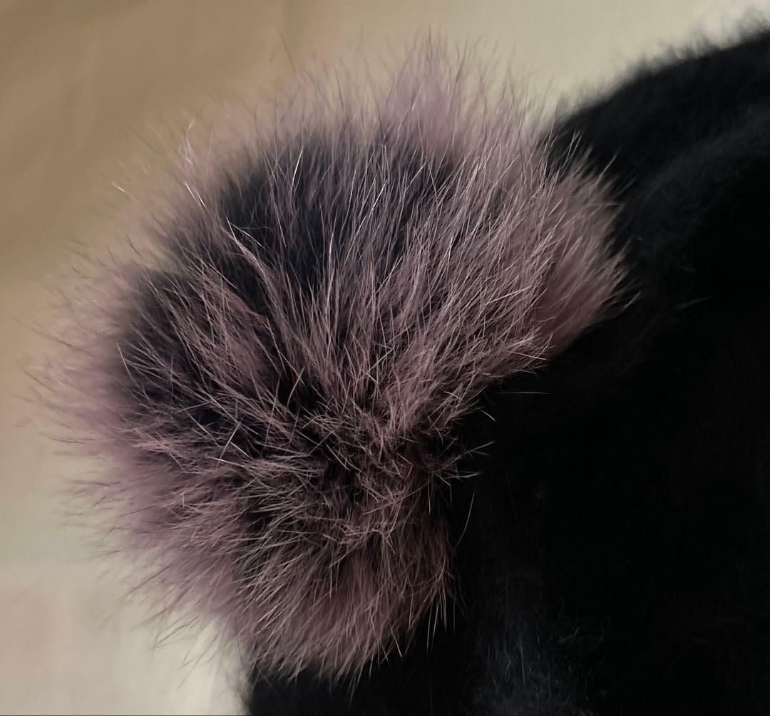 CA4LA ダブルポンポンアンゴラベレー帽