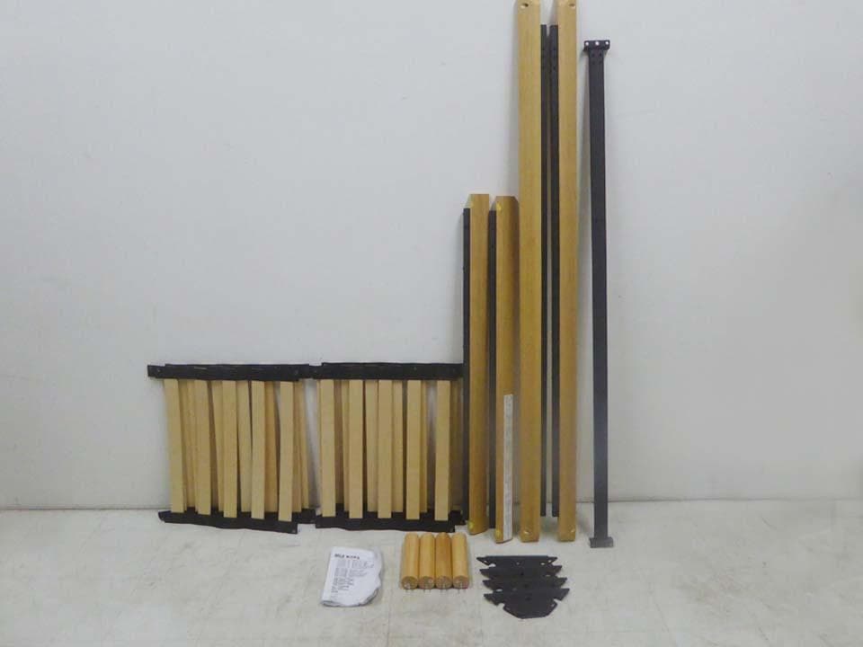 ■無印良品■オーク材 ダブルサイズ ベッドフレーム