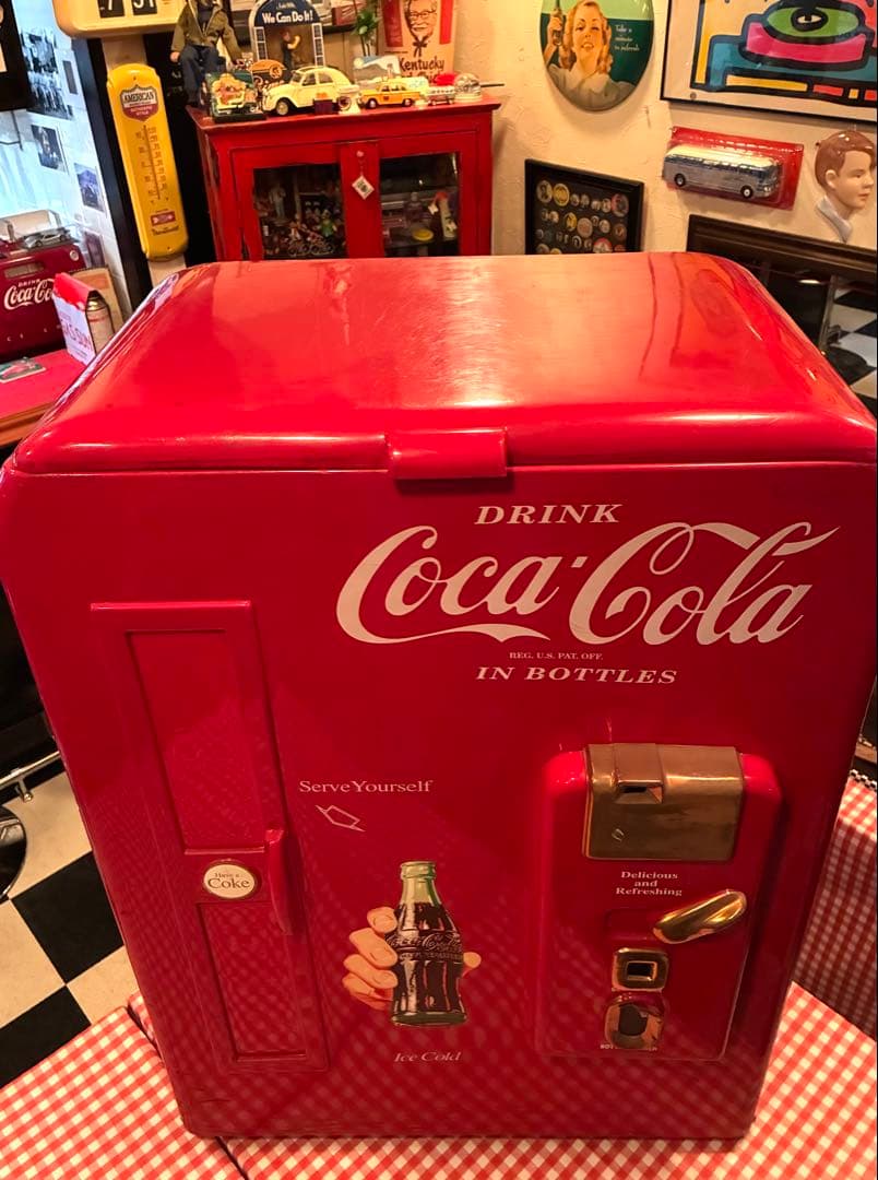 コカコーラ　クーラーボックス　ビンテージ　アメリカン雑貨