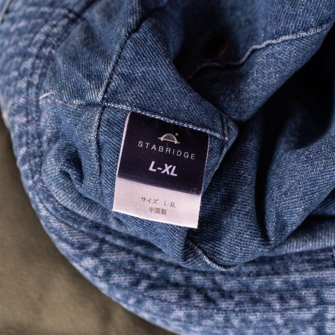 帽子 STABRIDGE Bandana Jungle Hat denim L-XL