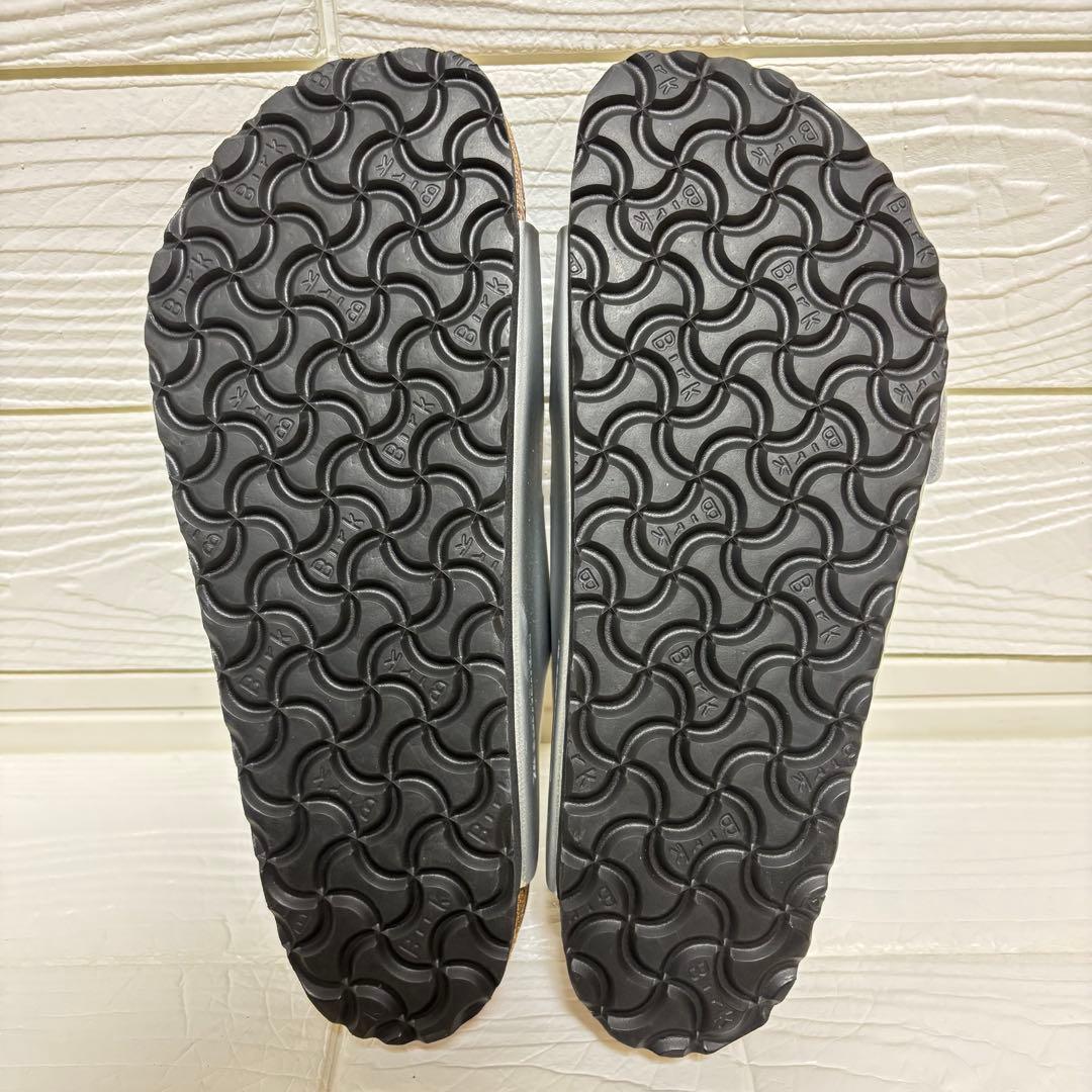 【試着のみ】BIRKENSTOCK アリゾナ 38 シルバー 24.5cm
