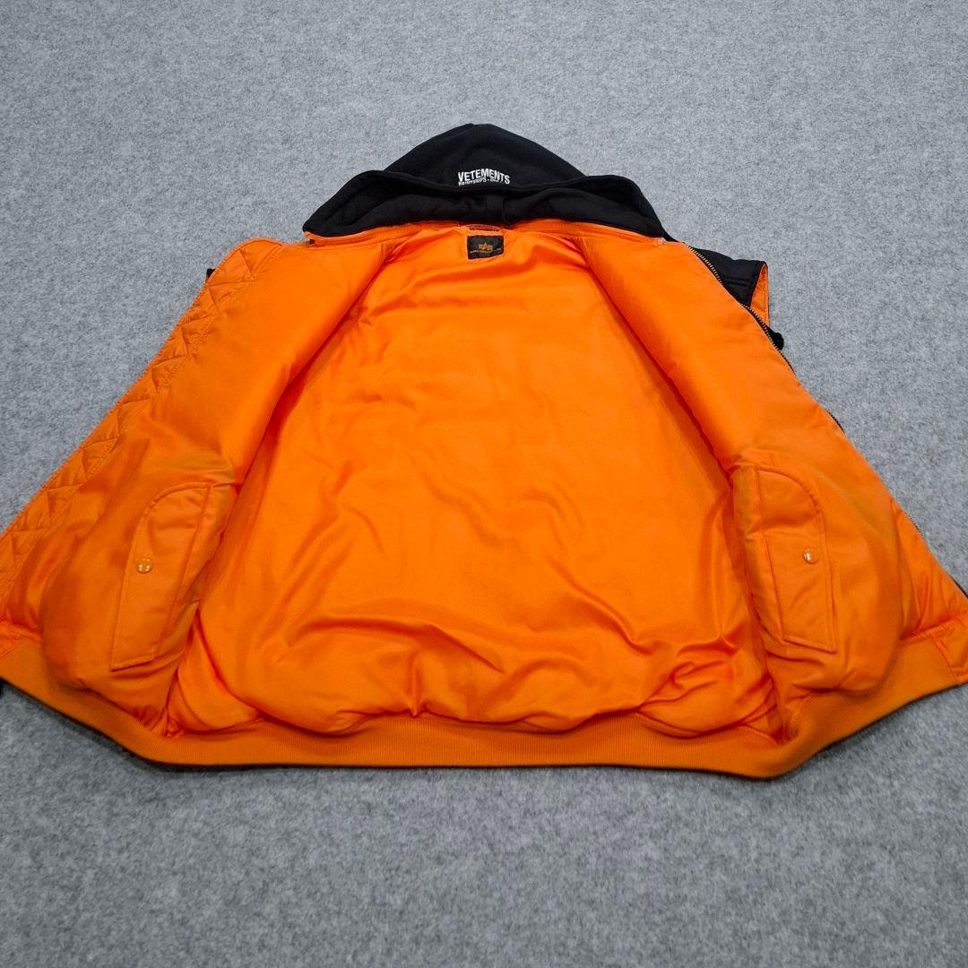 グ*ム様 VETEMENTS 17ss ノースリーブ ボンバージャケット ma-