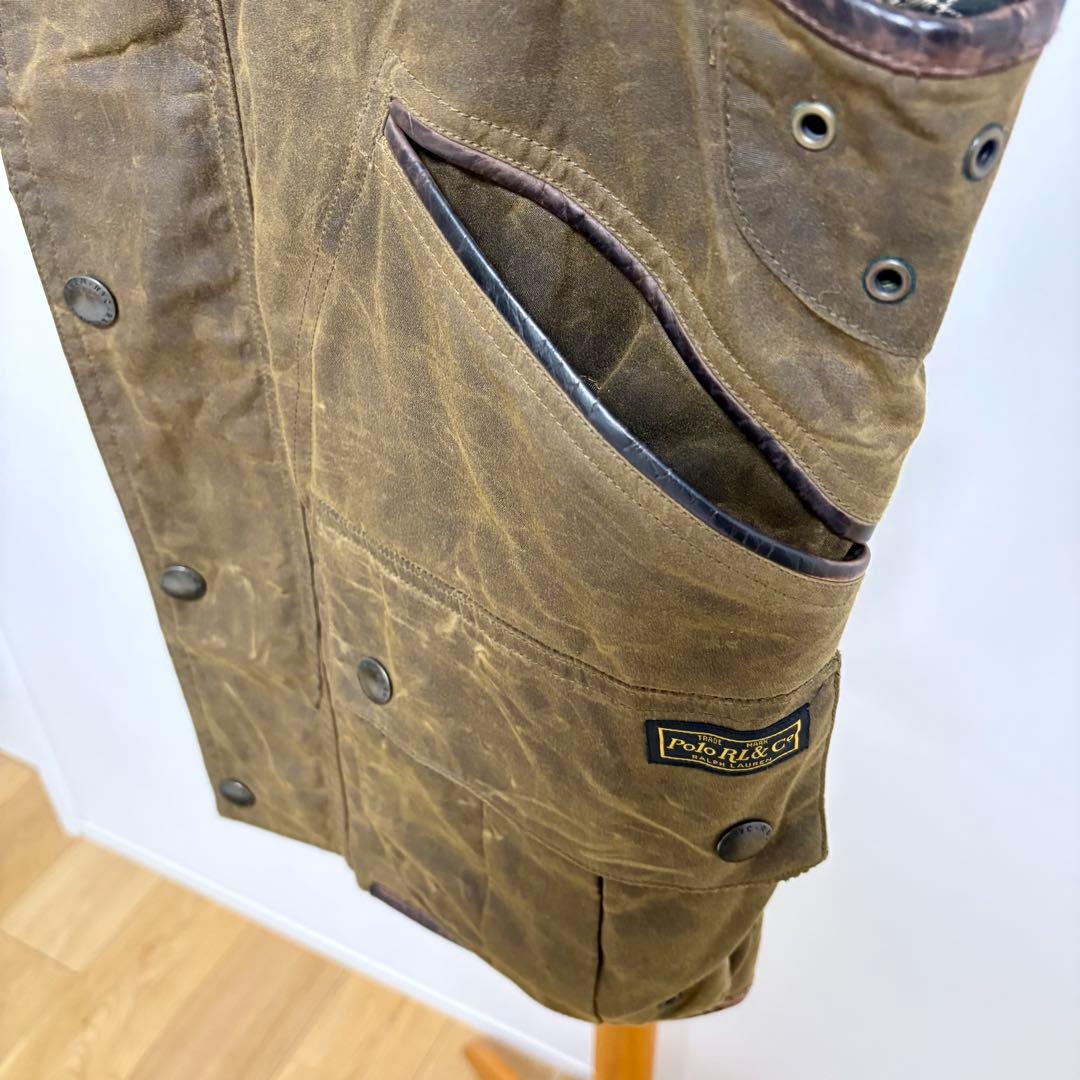 Ralph Lauren オイルドベスト サイズS ラルフローレン バブアー