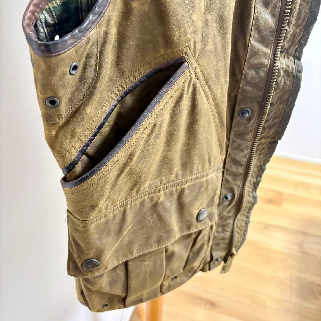 Ralph Lauren オイルドベスト サイズS ラルフローレン バブアー