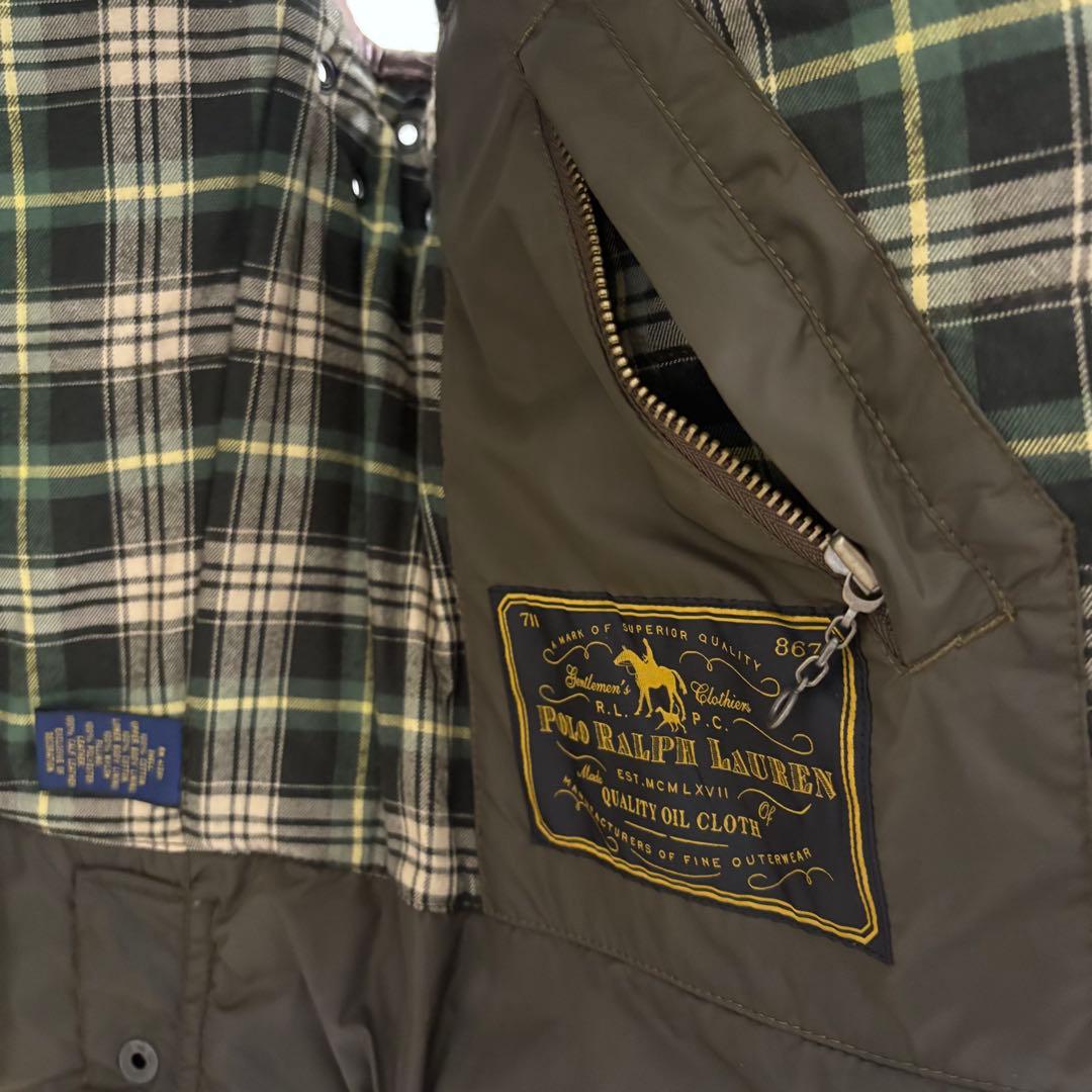 Ralph Lauren オイルドベスト サイズS ラルフローレン バブアー