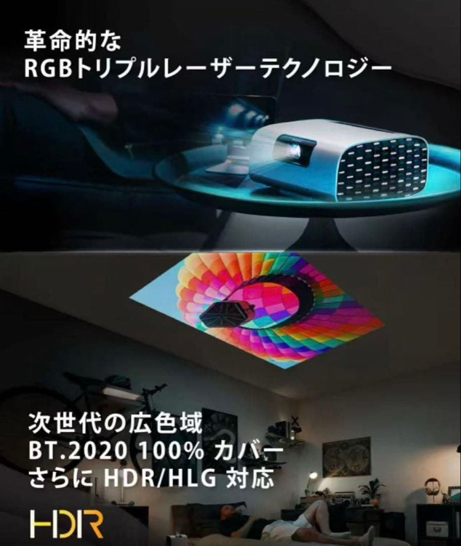 新品未開封ViewSonic M10 3色レーザープロジェクター