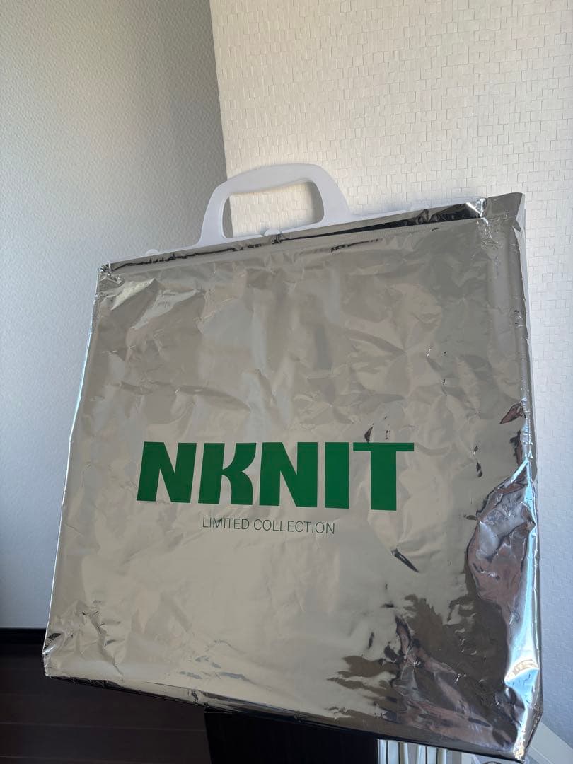 【新品・未開封】NKNIT グレー ハート スウェット トレーナー 裏起毛 袋付