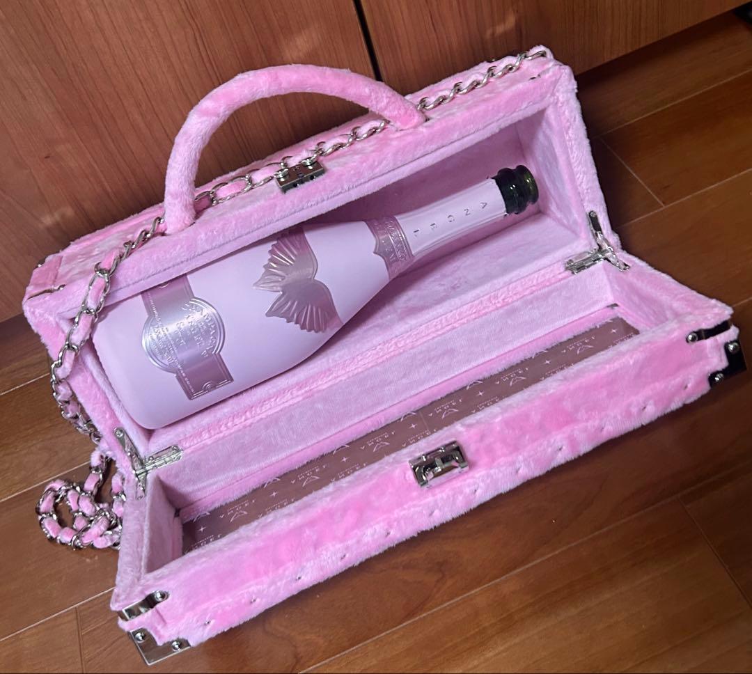 ANGEL エンジェルシャンパン ドゥミセック ピンク 空箱+空瓶　ファータイプ