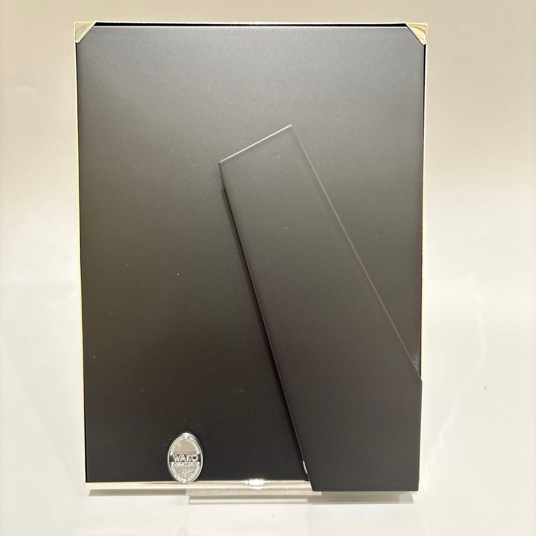 新品　銀座WAKO『プラチナフォトフレーム／スパイラル（大）2Lサイズ』