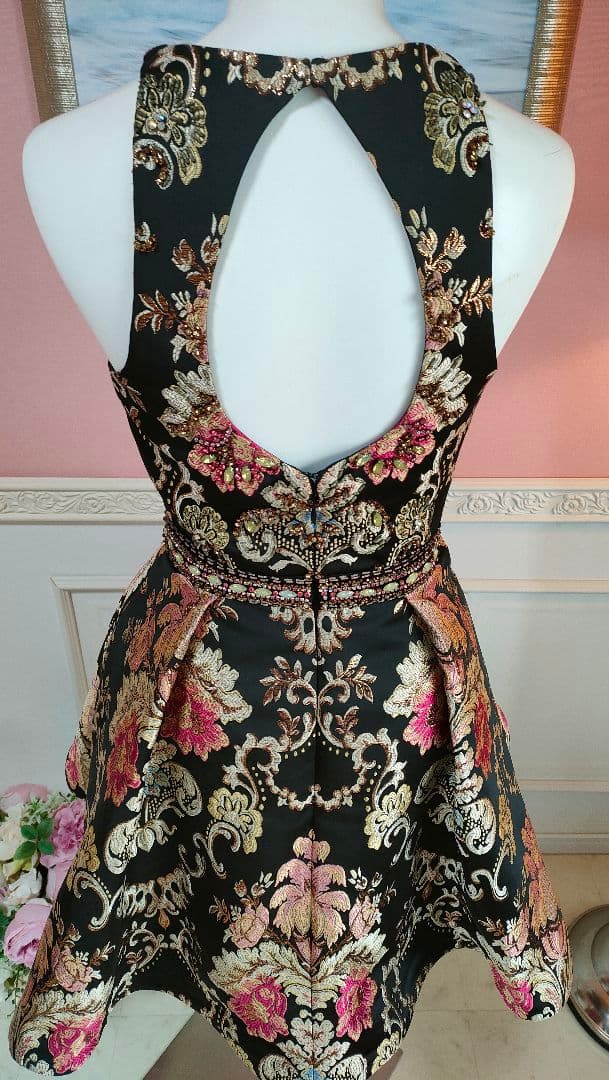 JOVANI かなり豪華なミニ丈　ドレスワンピース♡