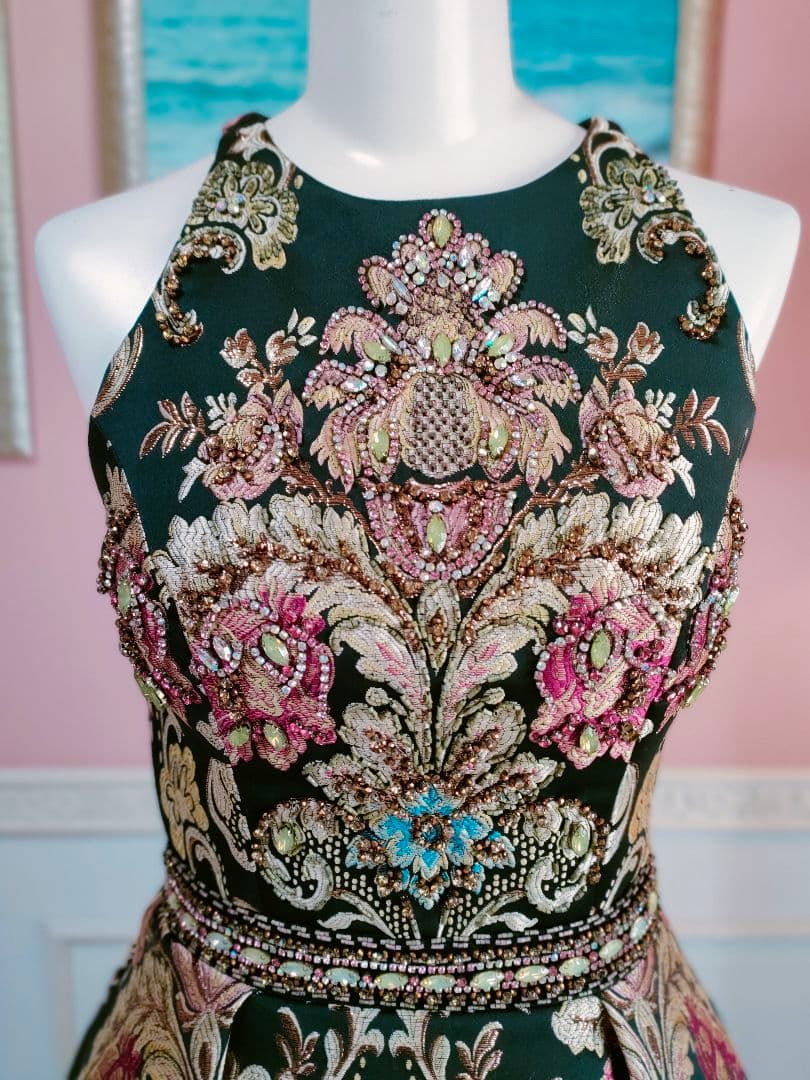 JOVANI かなり豪華なミニ丈　ドレスワンピース♡