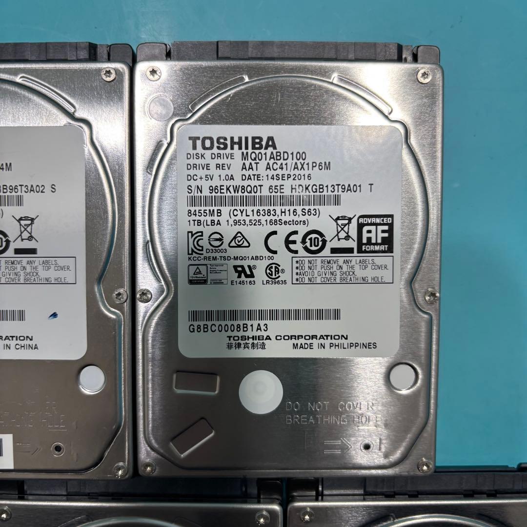 【1TB】【TOSHIBA製 統一‼】★動作良好★2.5インチ★内臓HDD★