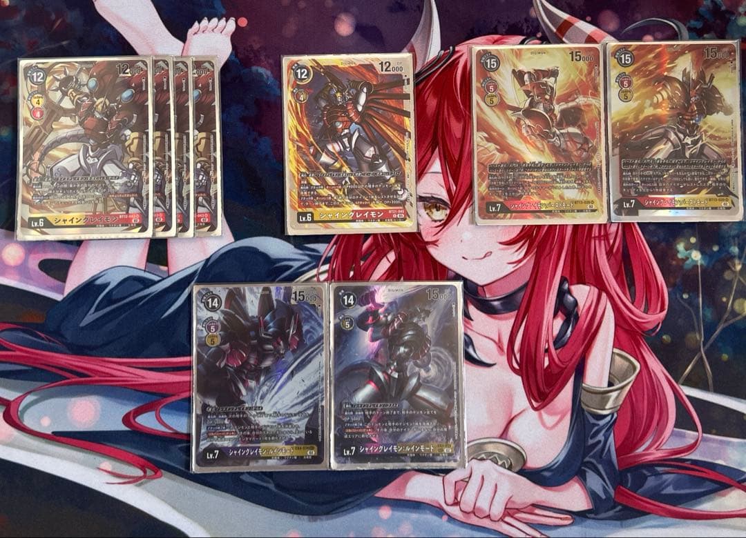 ⭐︎最終値下げ⭐︎シャイングレイモンデッキ+デッキパーツ　デジモンカード