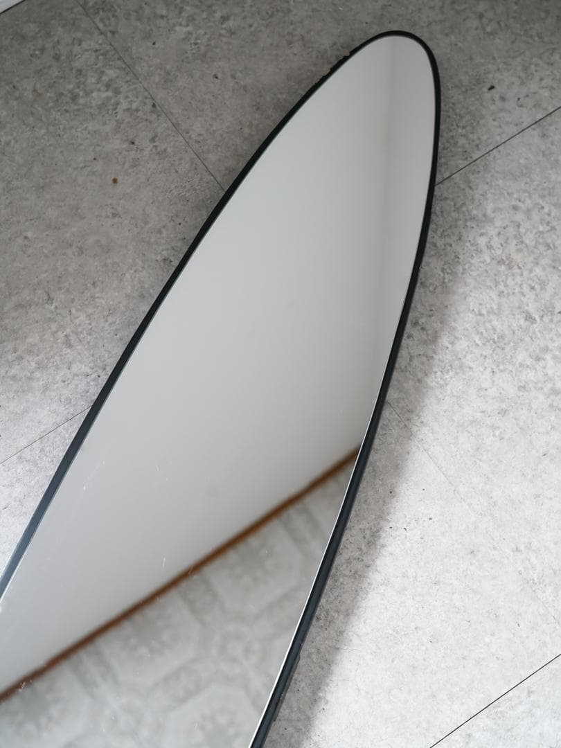 80-90's ヴィンテージ スタンドミラー/姿見 ポストモダン スペースエイジ