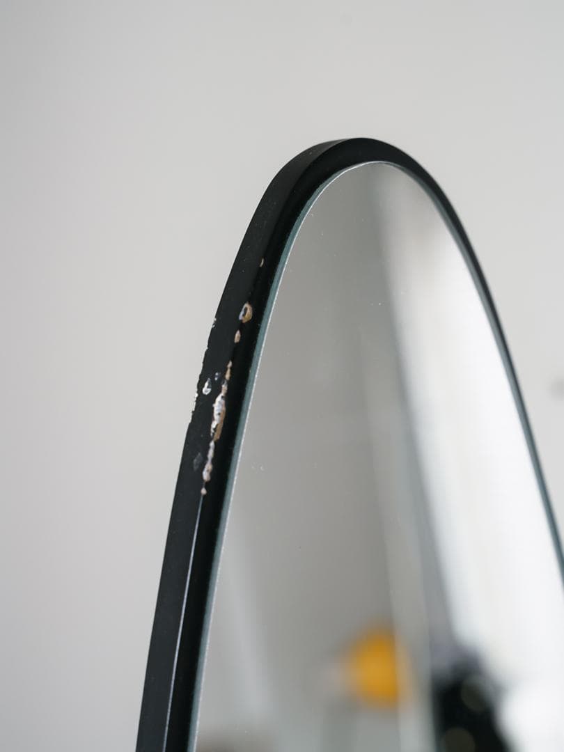 80-90's ヴィンテージ スタンドミラー/姿見 ポストモダン スペースエイジ