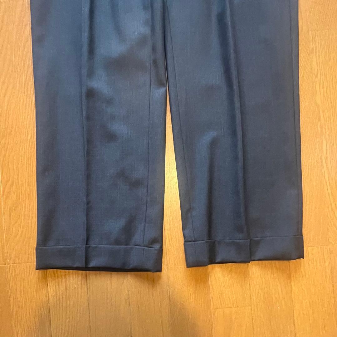 90's ラルフローレン　イタリア製　ヴァージンウールスラックス　36×30