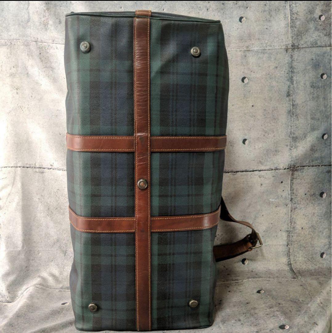 POLO RALPH LAUREN　ヴィンテージPVCレザーボストンバッグ大型