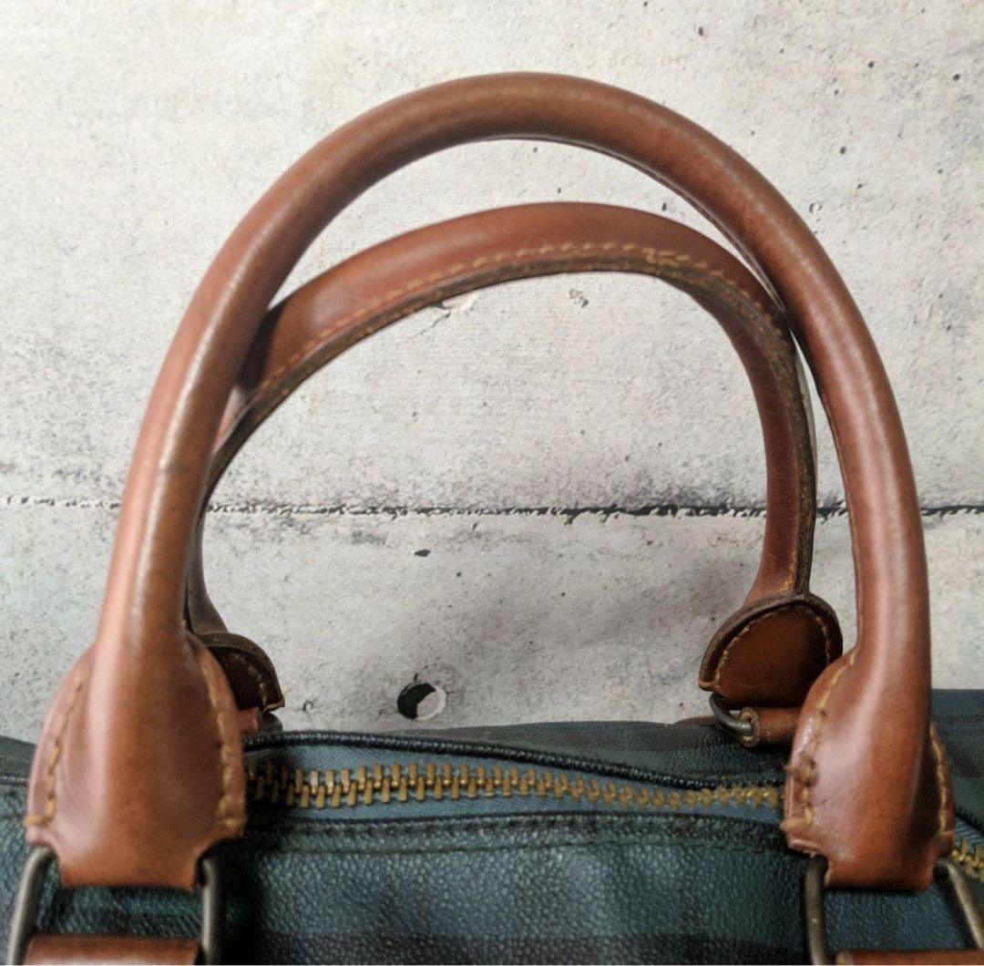POLO RALPH LAUREN　ヴィンテージPVCレザーボストンバッグ大型
