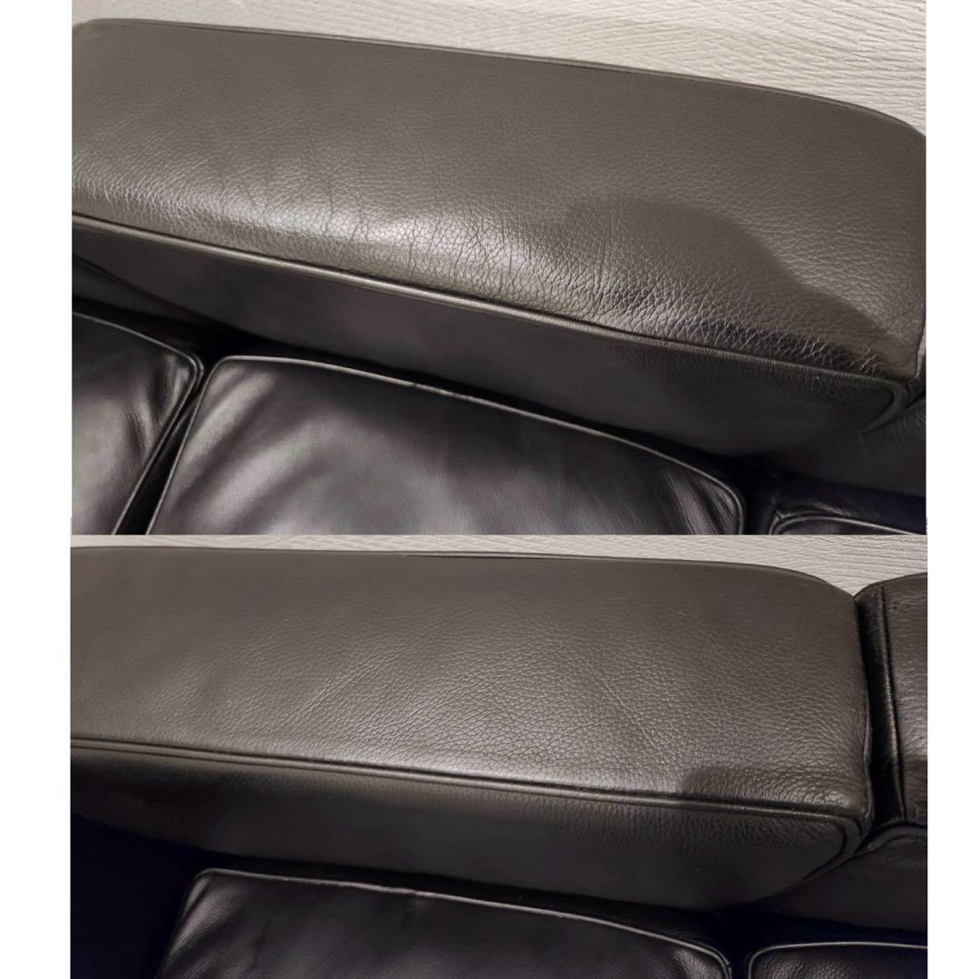 IDC大塚家具　 Le Corbusierル・コルビュジエ　LC2本革3Pソファ