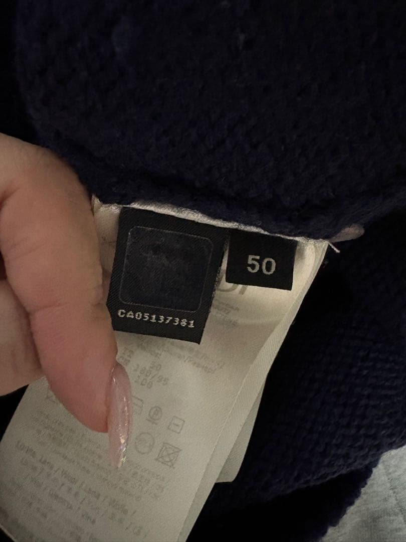 Fendi モンスター ネイビー ニット セーター