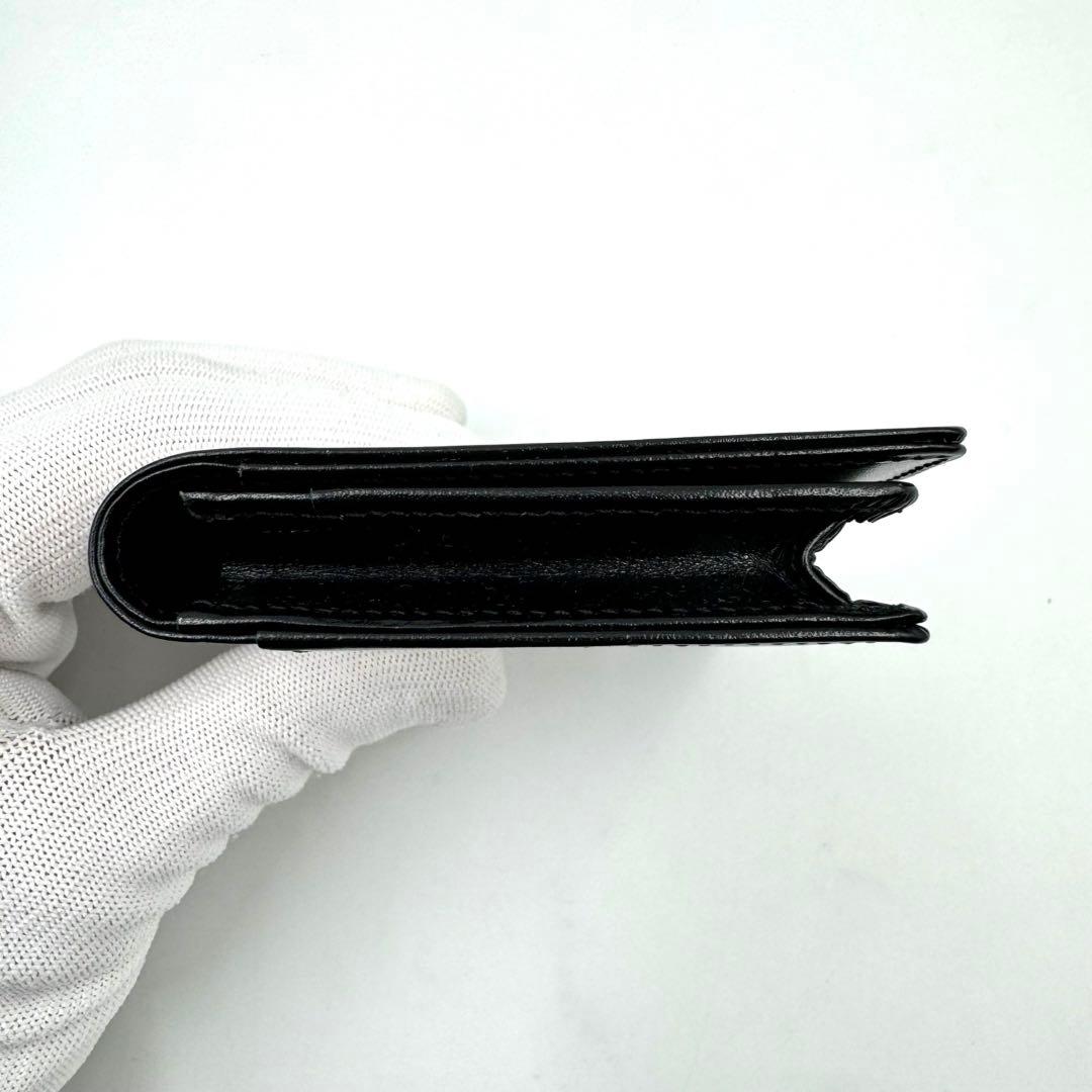 新品✨MONTBRANC 名刺入れ　本革　ブラック　付属品完備