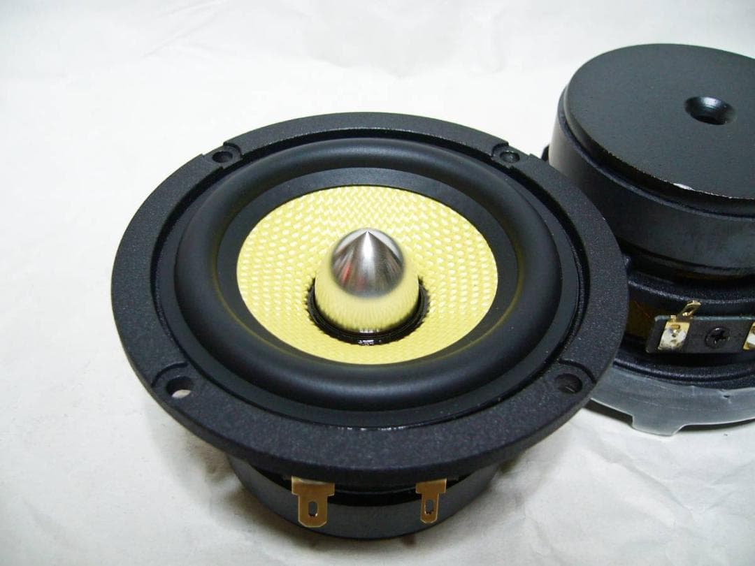 新品　8cm ケブラー コーン フルレンジ スピーカー ＜1ペア＞ 織りケプラー