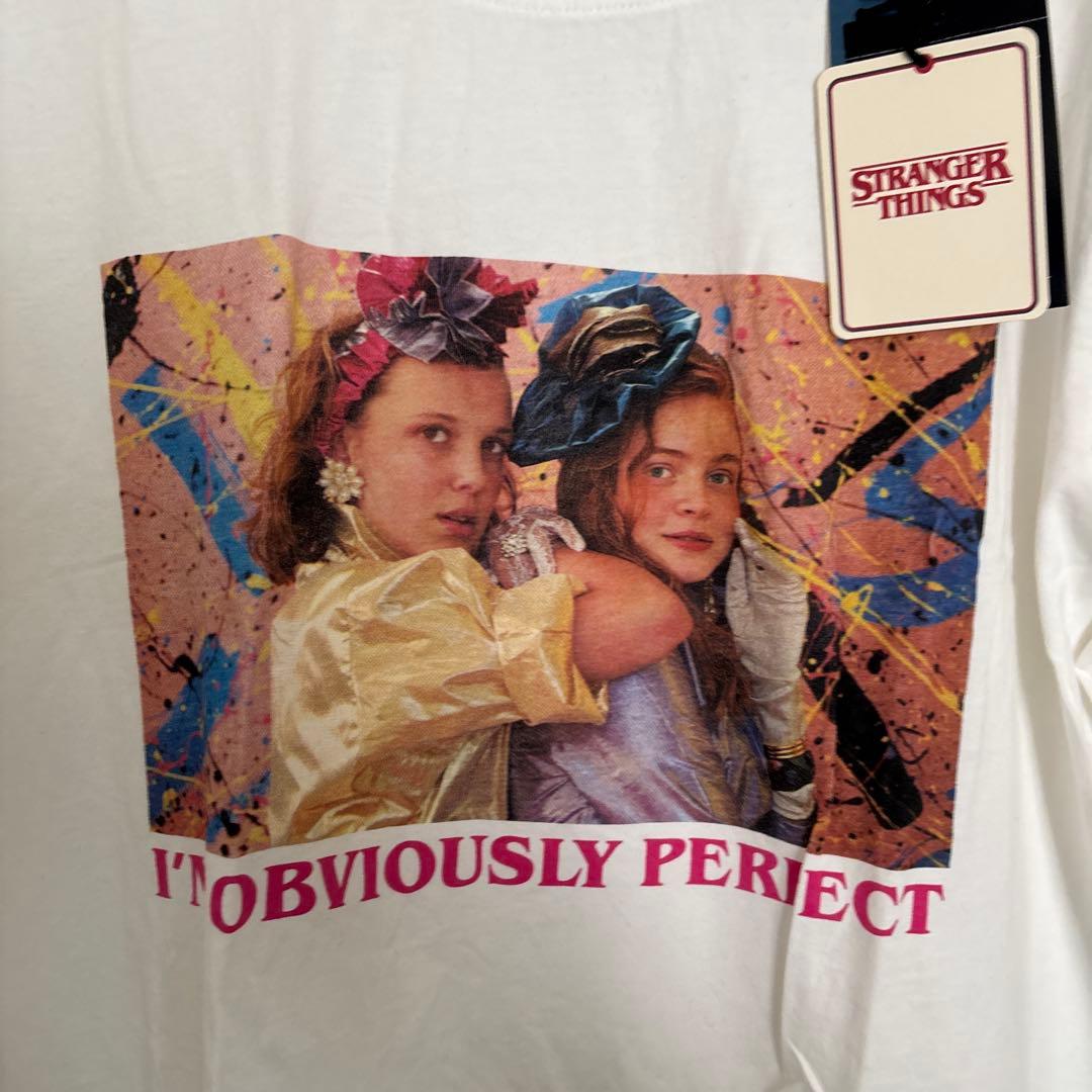 STRANGER THINGS グラフィックTシャツ ホワイト