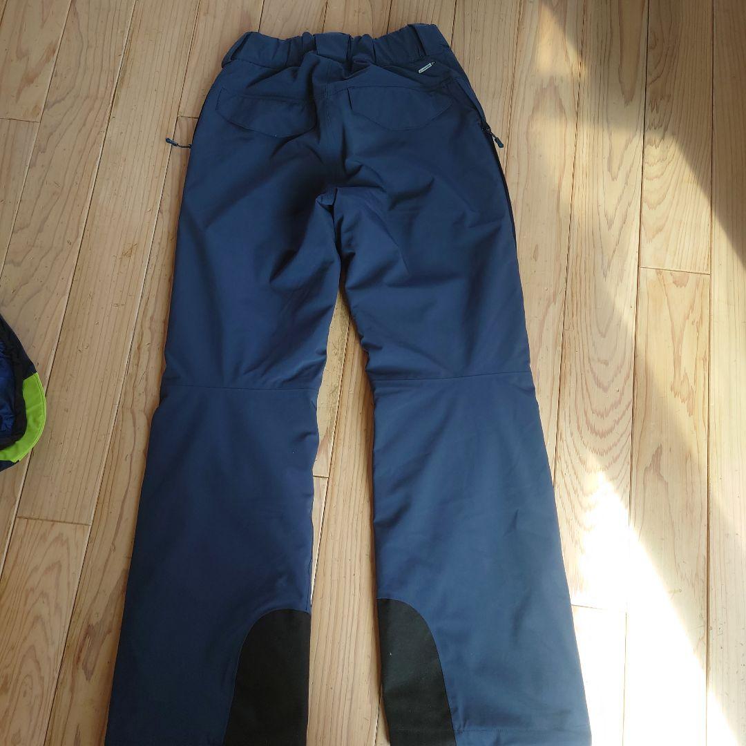 Salomon スキーウェア 上下　ライムイエロー/ネイビーS（日本M）