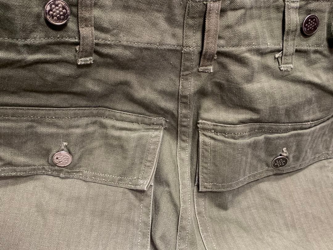 40s US M-47 HBT ベイカーパンツ ヘリンボーン 13スター